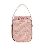 Chloé Woven Bucket Bag One size Nude