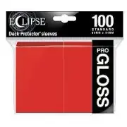 ULTRA PRO Deck Protector Standard - Gloss 100ct Apple Red- Eclipse- NEW AUS Stoc