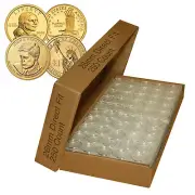 250 Direct Fit Airtight A26 Coin Holders Capsules For PRESIDENTIAL $1 /SACAGAWEA
