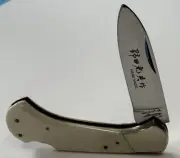 PARKER CUT CO SMOOTH BONE HAND MADE LOCKBACK KNIFE NEVER USED V1002