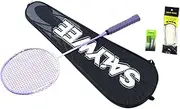 Qianly Lightweight Badminton Racket Set with Replacement Racket and Shuttlecocks for Indoor Use