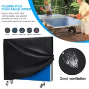 Folding Ping Pong Table Cover Outdoor Table Tennis Dust Cover 210D Oxford Cloth