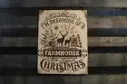 Farmhouse Chistmas Wood Rustic Primitive Farmhouse Decor USA