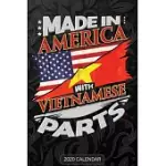 MADE IN AMERICA WITH VIETNAMESE PARTS: VIETNAMESE 2020 CALENDER GIFT FOR VIETNAMESE WITH THERE HERITAGE AND ROOTS FROM VIETNAM