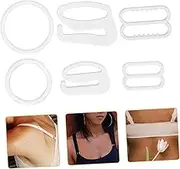 KOCKSHION 240Pcs Convenient Adjuster Clips Durable Strap Buckles for Women for Bras Wedding Fit Portable Accessory