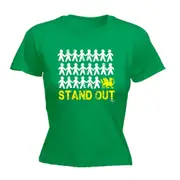 Stand Out Welsh - Funny Novelty Womens T-Shirt T Shirt Tshirt
