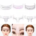 New Reusable Semi Permanent Eyebrow Ruler Microblading Measure Brow Stencil