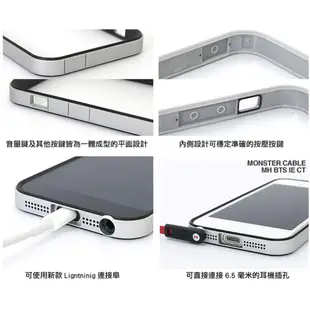 【軍規防撞】POWER SUPPORT iPhone 5S SE Flat Bumper 邊框保護殼 i5s iSE