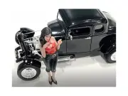 1/24 Scale American Diorama Pin-Up Girls Peggy Figure Model Accessory