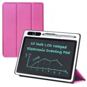 LCD Writing Tablet 10 inch Electronic Handwriting Pad Doodle Board with Leath...