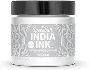 Speedball India Ink, Satin White, 1-Ounce