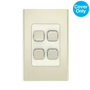 Clipsal Iconic Styl 4 Gang Switch Skin Crowne