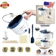 Versatile Candle Making Kit: Electric Wax Melter, 100 Wicks & Cleaning Supplies