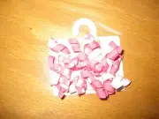 NWT Gymboree Polkadot Poodle Pink Curly Hair Clips Barrettes