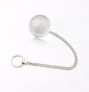 Glass dildo anal beads for men and women, 29 cm long chain anal chain anal beads anal plug vaginal plug masturbation massage sex toy for women men(28mm)