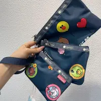 在飛比找Yahoo!奇摩拍賣優惠-【小鹿甄選】Lesportsac 力士包 新品卡通熊定位三件