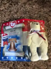 TY McDonald's Beanie Baby " Liberty the Bear " 1996 / Packaging Original