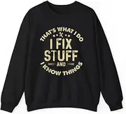 [VidiAmazing] I fix Stuff and I Know Things-Mechanic Engineer Garage ds004 T-Shirt