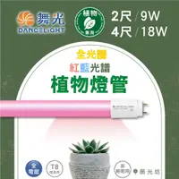 在飛比找蝦皮購物優惠-【築光坊】舞光 T8 LED植物燈管 2尺9W 4尺18W 