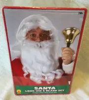 RUBIES #2346 SANTA LONG WIG & BEARD SET Brand New Sealed Dress As Santa Clause