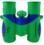 Kids Binoculars 8x ivy Concepts 8X21 Premium Green Blue w/ Pouch NEW
