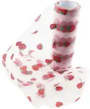 TAODAN Shiny Strawberry Tulle Rolls 15cm for DIY Crafts, Wedding, Baby Shower, B