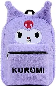 [Hello Kitty] Girls' Backpack, Plush Children's Backpack, Travel Fashion Daypack, Gifts for Children & Teenagers