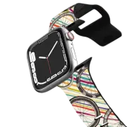 Apple Watch Series 7-9 (41mm) Impact Band bike wheels stripe apple watch band