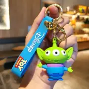 Anime Toy Story Alien Figure Keychains Model Kid Toy Children Key Chain