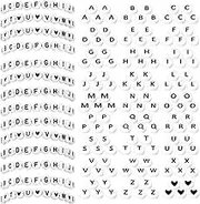 JOJOPLAY Letter Beads Kit, 26 Alphabet Beads with Heart Beads for Friendship Bracelets Necklace Jewelry Making (Black Letter Beads)