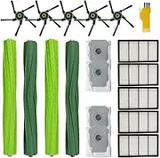 aoteng Replacement Accessories Kit for Irobot Roomba s9+ (9550) s9 9550 Robot Vacuum Cleaner 18 Packs 2 Sets of Roller Brushes, 5 Filters, 5 Side Brushes, 4 Dust Bags