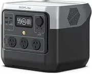 EF ECOFLOW Portable Power Station RIVER 2 Pro, 768Wh LiFePO4 Battery, 70 Min Fast Charging, 3X800W AC Outlets, Solar Generator for Outdoor Camping/RVs/Home Use