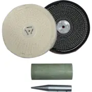 200mm Bench grinder Buffing wheel kit G185