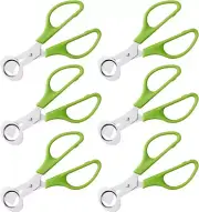 6Pcs Quail Egg Cutter Scissors Kitchen Egg Shears Tool (Green)