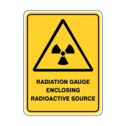 Radiation Gauge Enclosing Radioactive Source | Warning Signs