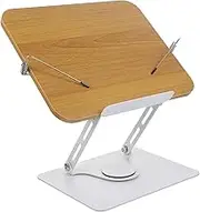 TOKIDNY Rotatable Reading Stand Desktop Book Support for Textbooks Tablets Cookbooks Lightweight Portable Book Rest for Comfortable Reading Present for Friends