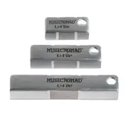 Fret Leveler - Diamond U-File for Leveling Single Guitar Frets - 3 Pack (1.25",