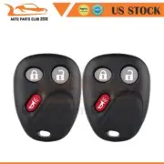 2 For Chevrolet Tahoe Avalanche 2003 2004-2006 Keyless Key Fob Remote Case Shell