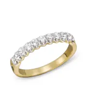 Diamond Band Ring in 14K Yellow Gold, .50 ct. t. w.