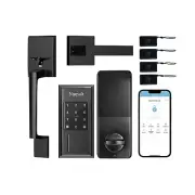 Keyless Entry Door Lock with Handle Set, Front Door Smart Lock Set, Electroni...