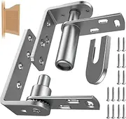 Cafe Door Hinges and Saloon Door Hinges, Swinging Door Hinge Self Closing for Louvre Doors,Swinging Doors, 304 Stainless Steel (Big, Single Door(1Pack))
