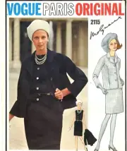 Vintage 1960s Vogue Sewing Pattern Women's DRESS JACKET 2115 Molyneux Sz 10 UC