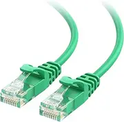 Cable Matters 10Gbps Snagless Cat 6 Ethernet Cable - 7ft, Slim Profile Cat 6 Cable, Cat6 Cord, Thin Ethernet Cord, Green