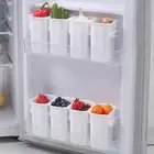 Fridge Organizer Snap-fit Design Large Capacity Convenient Fridge Side Door