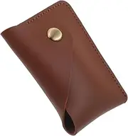 [Generic] Mini Vintage PU Leather Coin Wallet Card Holder Pouch for Id Credit Business Cards Compact Durable Design for Easy Portability for Everyday Use