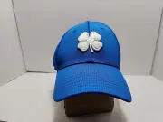 Black Clover Live Lucky Golf Hat Cap Four Leaf Clover Blue L/XL Large XL NWT