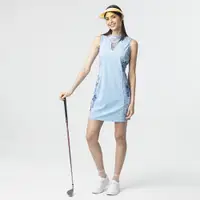 在飛比找新光三越 skm online優惠-IM8 高爾夫球服飾-鏤空蕾絲緊身洋裝(藍)-S