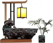 Tabletop Fountain Waterfall Fountain Creative Living Room Running Water Fountain Decoration Fengshui Decoration Ornaments for Office Porch
