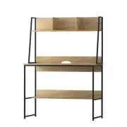 NNEDSZ Computer Desk Office Desks Study Table Workstation Bookshelf Storage