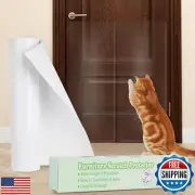 WOVOMO Cat Couch Protector, Anti Cat Scratch Furniture Protector Flexible Cle